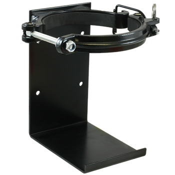 9kg Extinguisher Vehicle Bracket - Heavy Duty Black Powder Coated